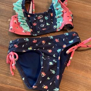 Kensie Girl 12 month two piece bathing suit- brand new!